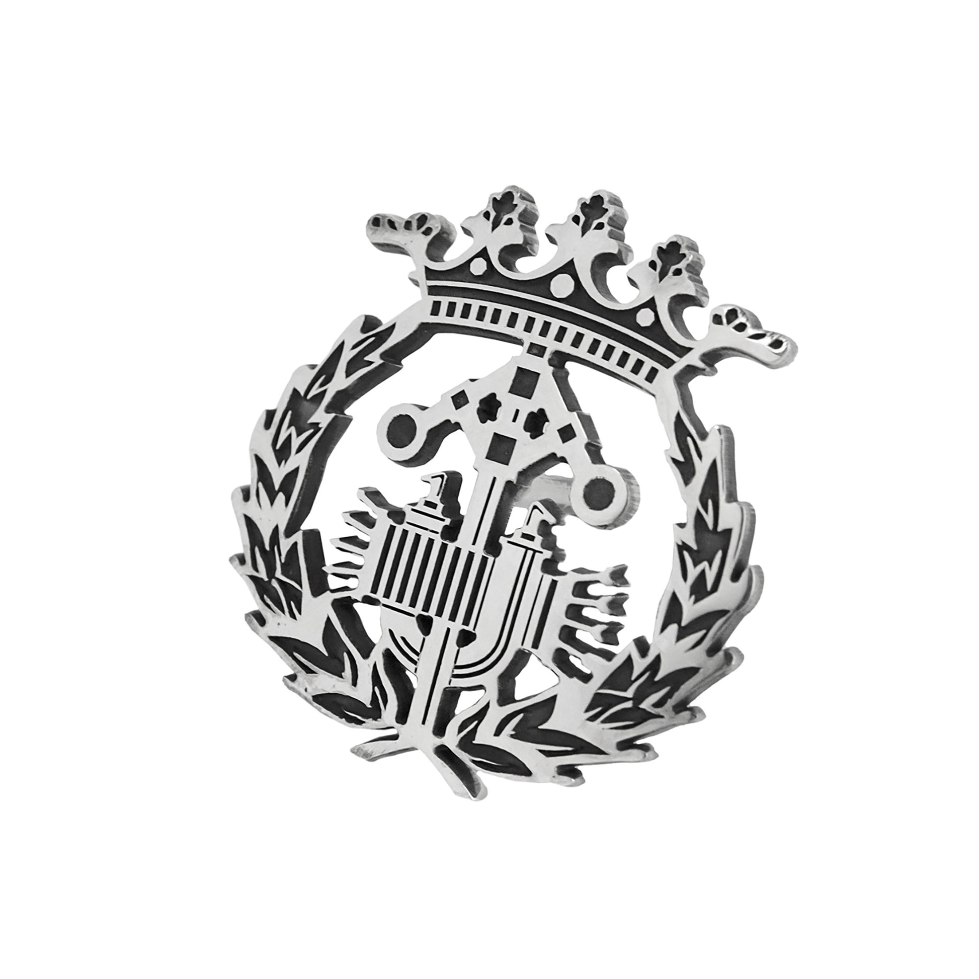 Pin Insignia Profesional de Ingeniería Industrial en Plata de Ley 925