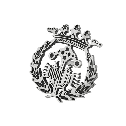 Pin Insignia Profesional de Ingeniería Industrial en Plata de Ley 925