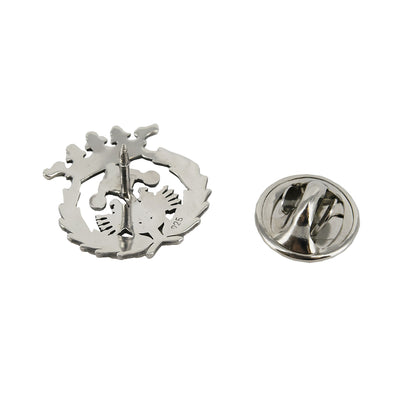 Pin Insignia Profesional de Ingeniería Industrial en Plata de Ley 925