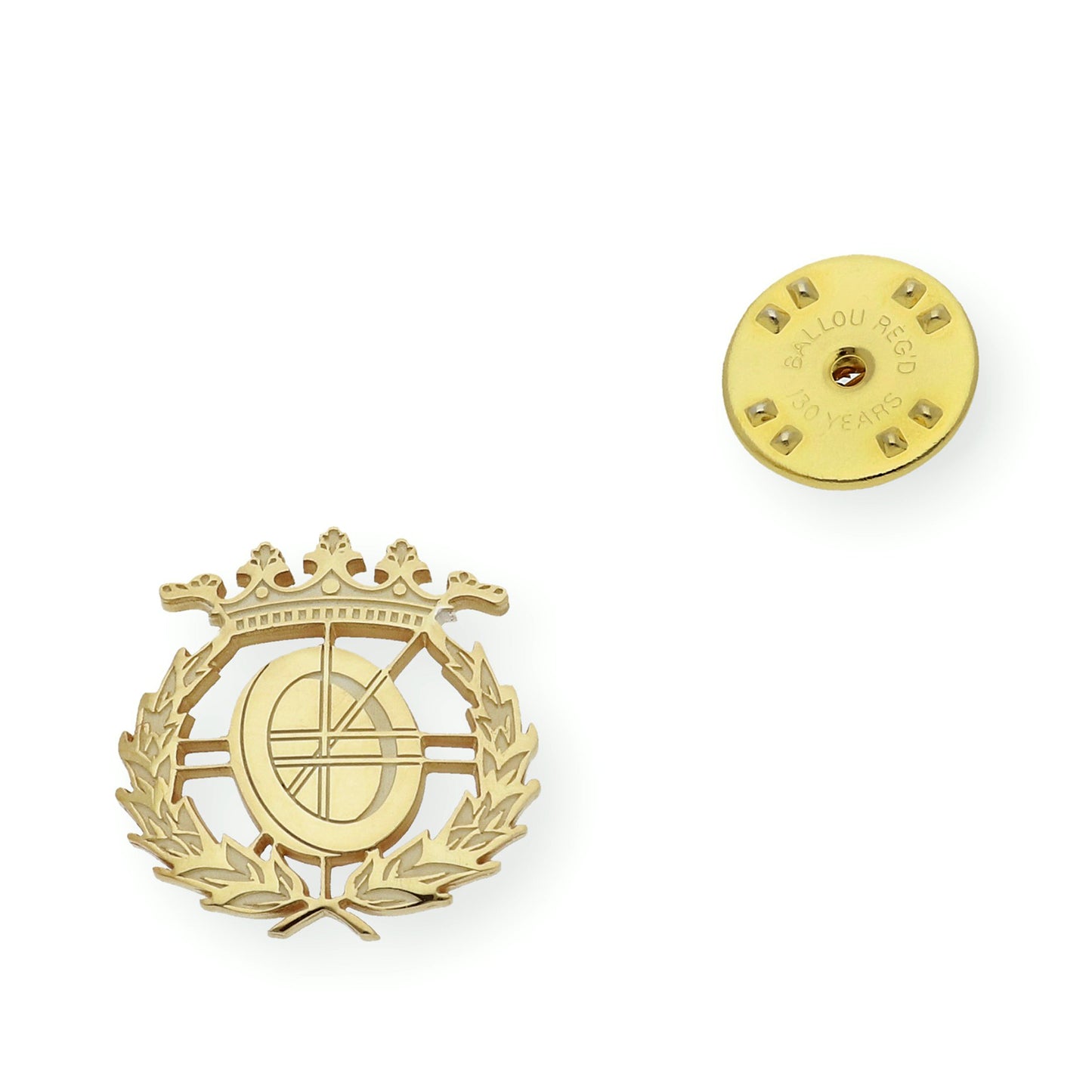 Pin Insignia Profesional de Ingeniería Informática en Oro de Ley 18K
