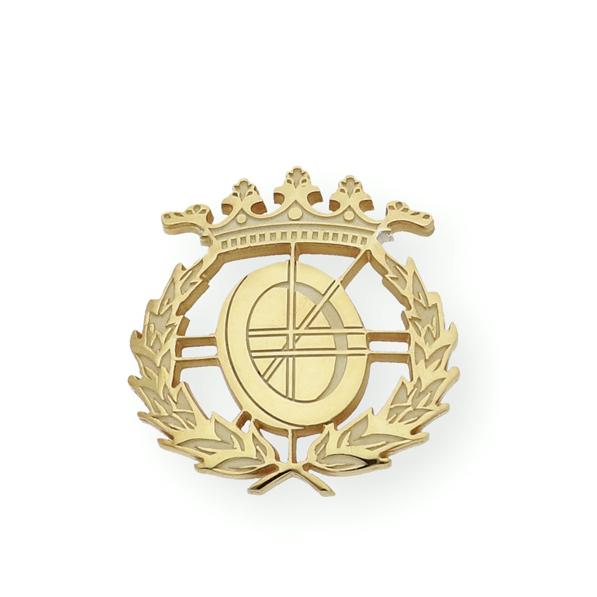 Pin Insignia Profesional de Ingeniería Informática en Plata de Ley 925 Bañada en Oro de 18K