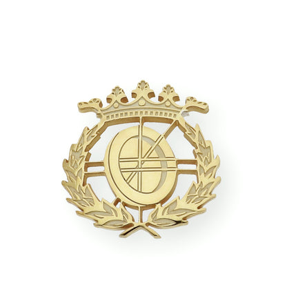 Pin Insignia Profesional de Ingeniería Informática en Plata de Ley 925 Bañada en Oro de 18K