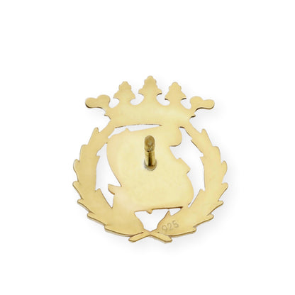 Pin Insignia Profesional de Magisterio en Oro de Ley 18K