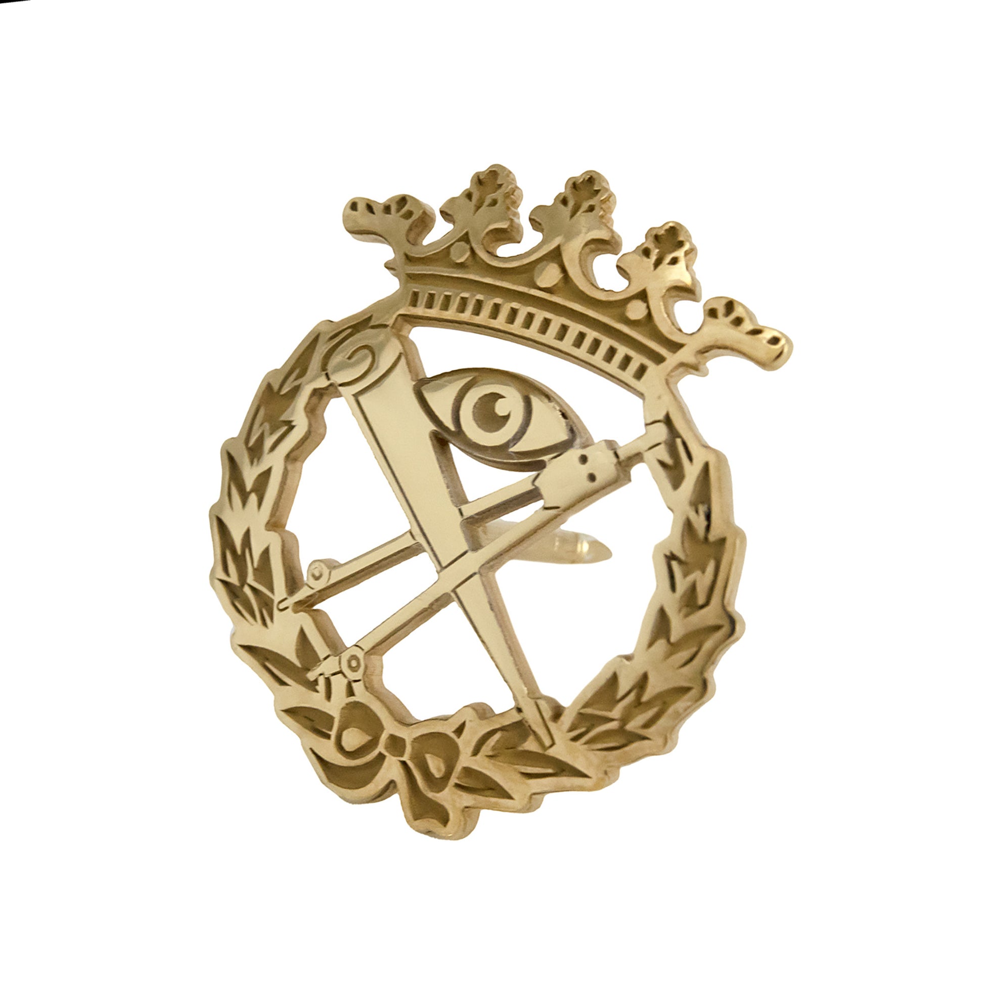 Pin Insignia Profesional de Matemáticas en Oro de Ley 18K
