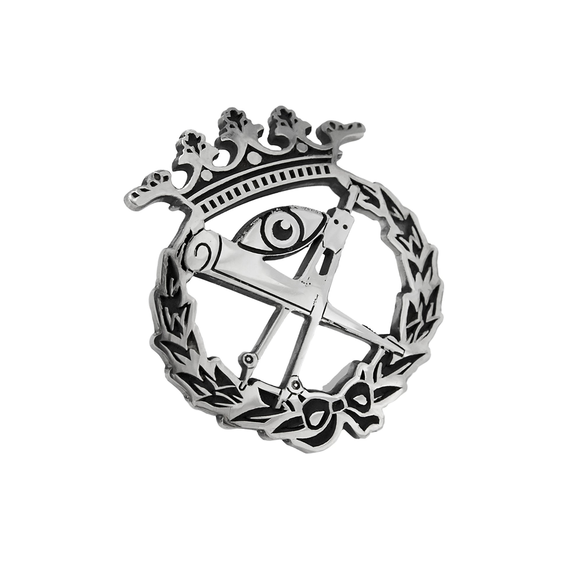 Pin Insignia Profesional de Matemáticas en Plata de Ley 925