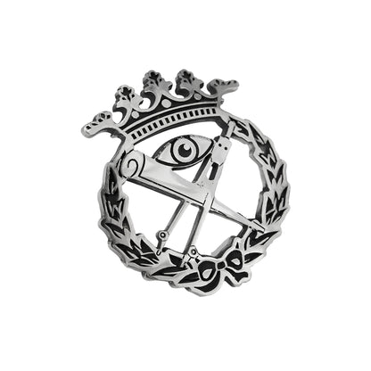Pin Insignia Profesional de Matemáticas en Plata de Ley 925