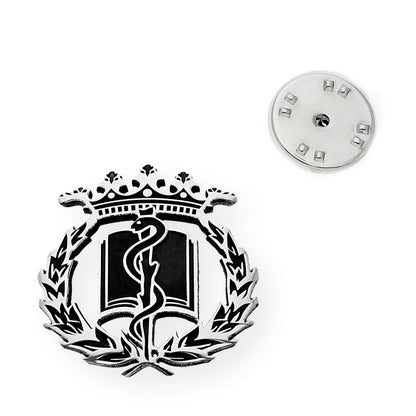 Pin Insignia Profesional de Medicina en Plata de Ley 925