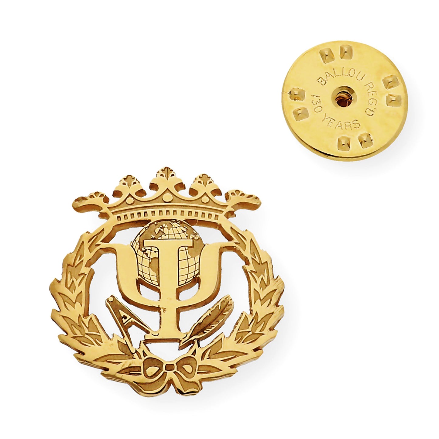 Pin Insignia Profesional de Pedagogía en Oro de Ley 18K