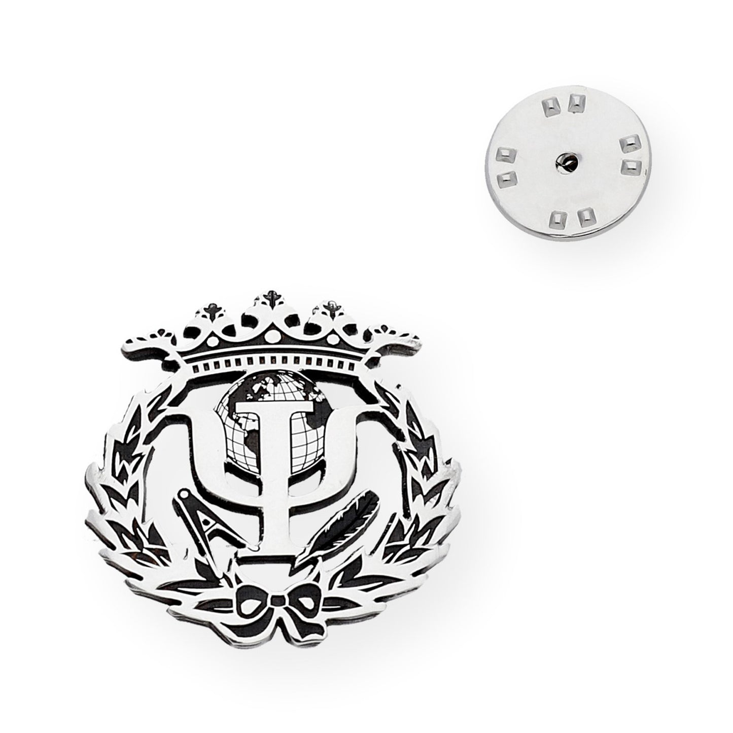 Pin Insignia Profesional de Pedagogía en Plata de Ley 925