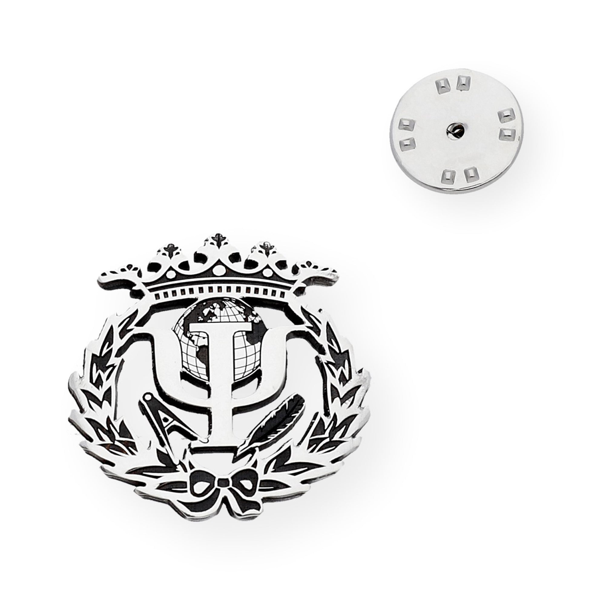 Pin Insignia Profesional de Pedagogía en Plata de Ley 925