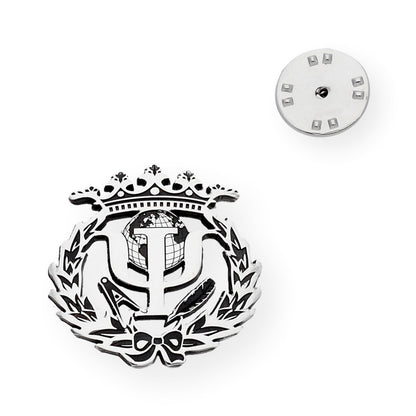 Pin Insignia Profesional de Pedagogía en Plata de Ley 925