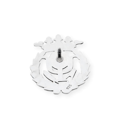 Pin Insignia Profesional de Pedagogía en Plata de Ley 925