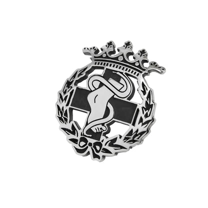 Pin Insignia Profesional de Podología en Plata de Ley 925