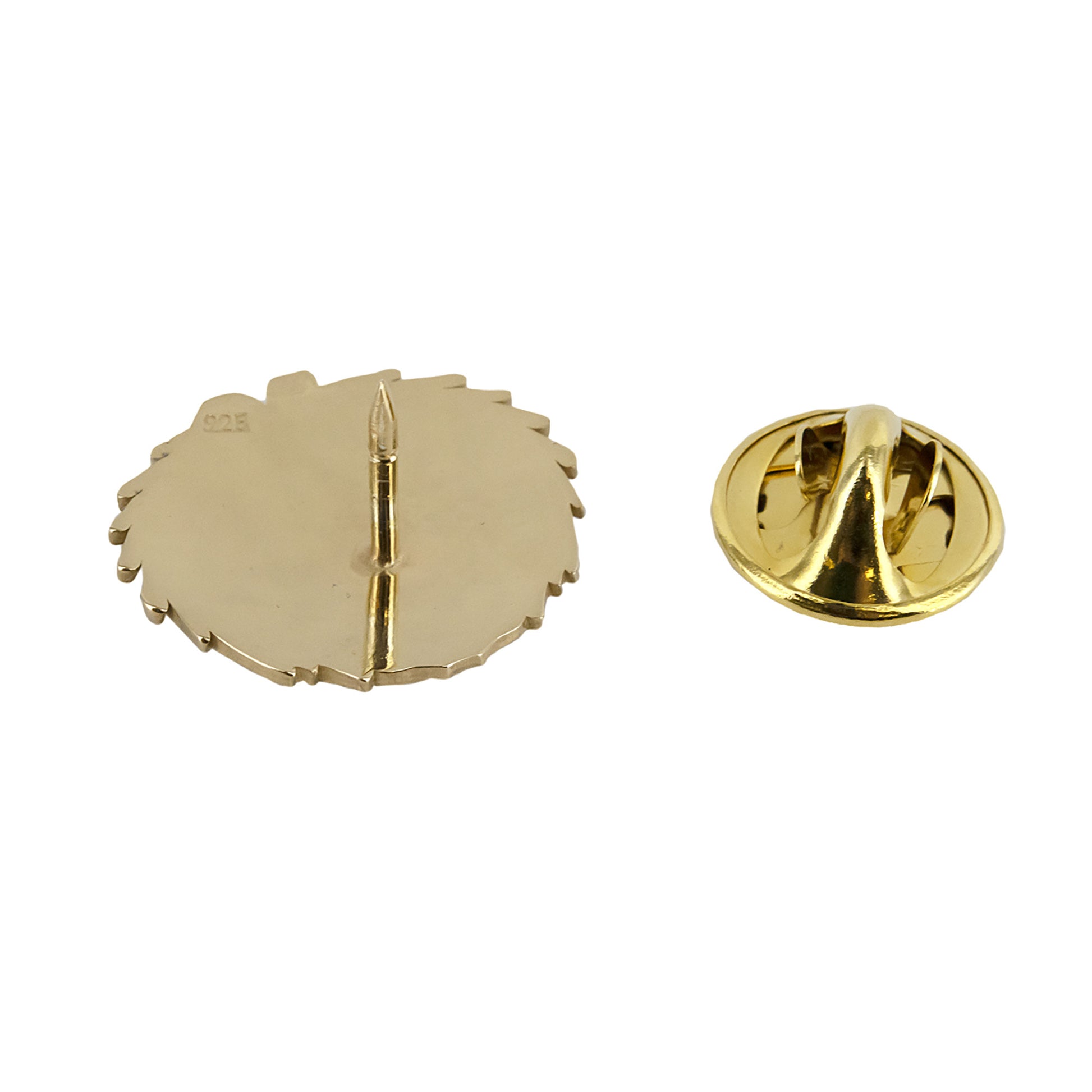 Pin Insignia Profesional de Veterinaria en Oro de Ley 18K