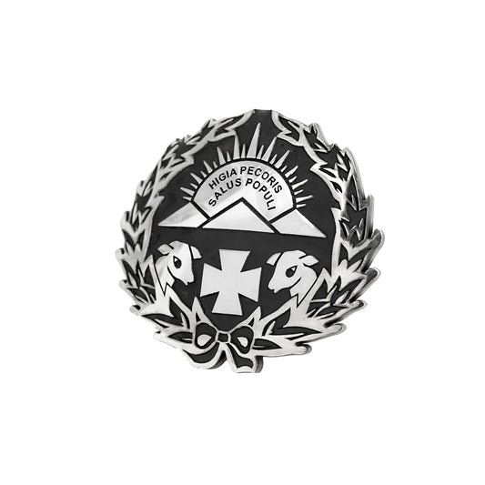 Pin Insignia Profesional de Veterinaria en Plata de Ley 925