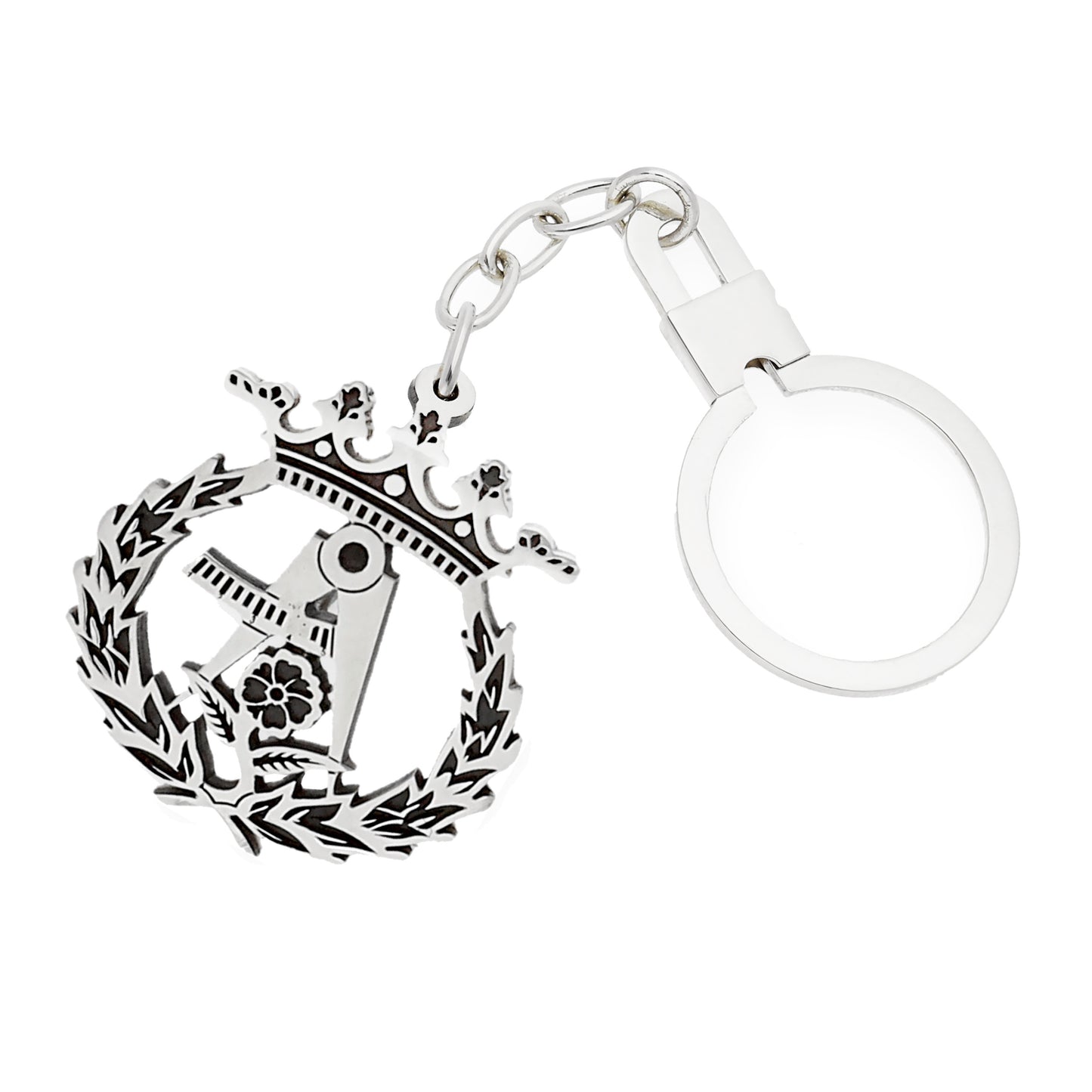 Llavero Insignia de Arquitectura en Plata de Ley 925