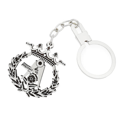 Llavero Insignia de Arquitectura en Plata de Ley 925