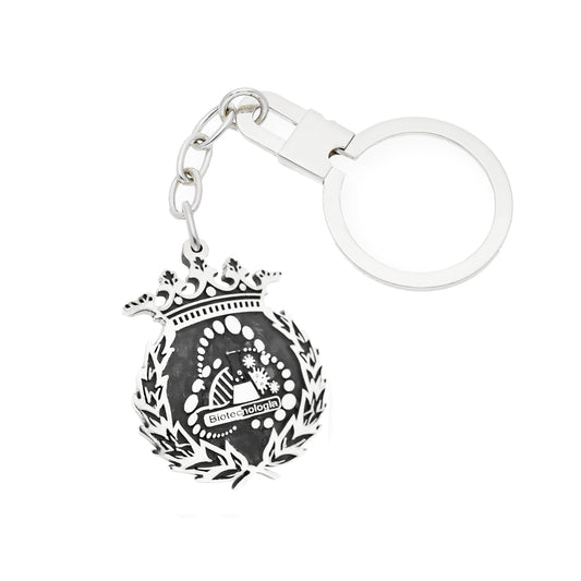 Llavero Insignia de Biotecnología en Plata de Ley 925