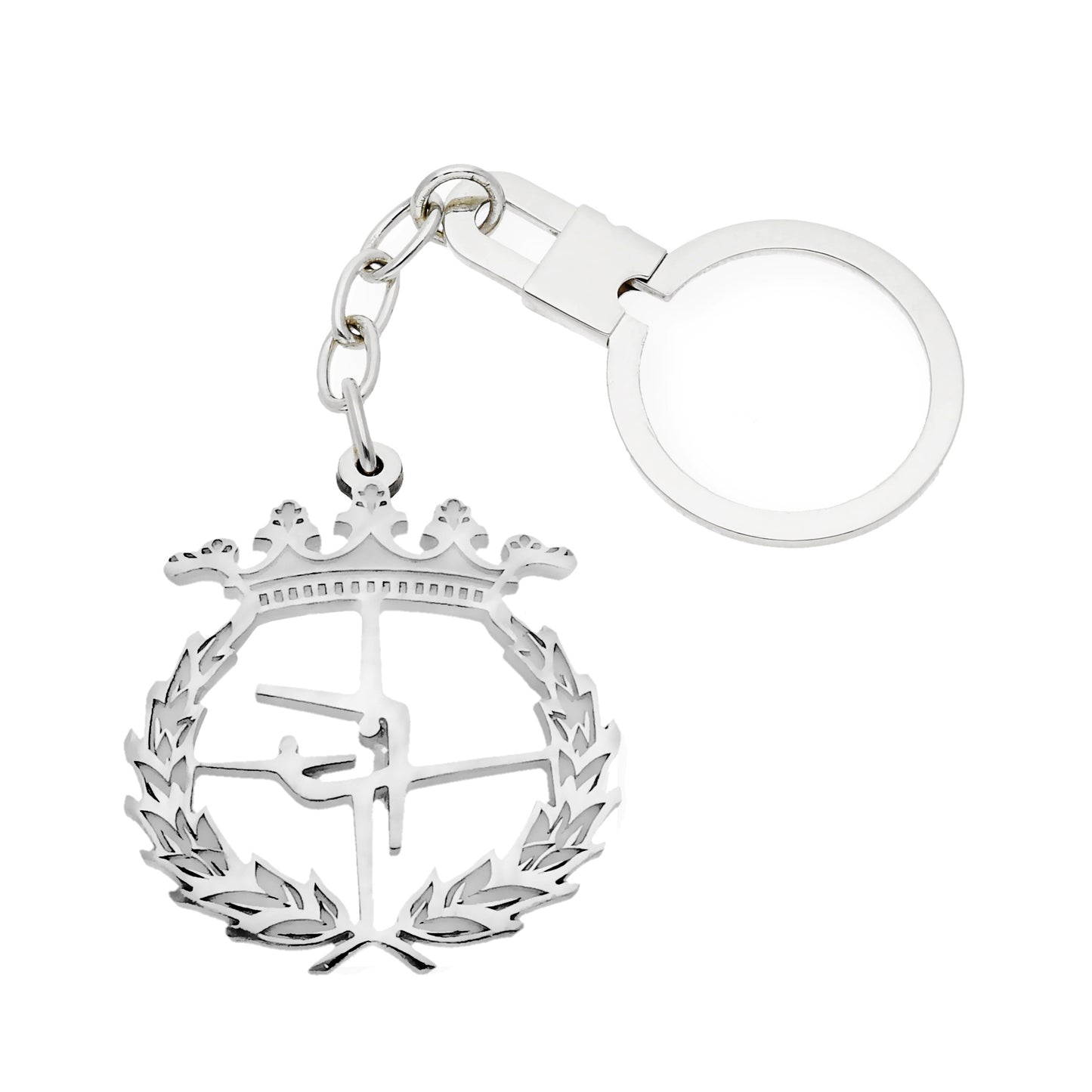 Llavero Insignia de Ciencias del Deporte en Plata de Ley 925