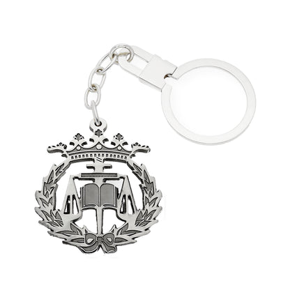 Llavero Insignia de Ciencias del Trabajo en Plata de Ley 925
