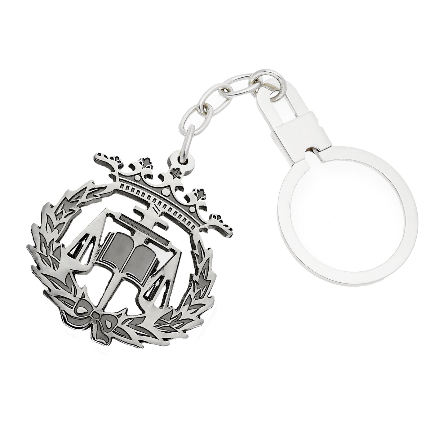 Llavero Insignia de Ciencias del Trabajo en Plata de Ley 925