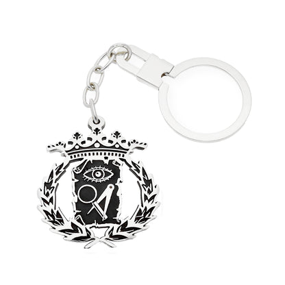 Llavero Insignia de Ciencias Exactas en Plata de Ley 925