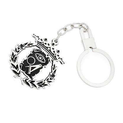 Llavero Insignia de Ciencias Exactas en Plata de Ley 925