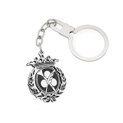 Llavero Insignia de Comunicación Audiovisual en Plata de Ley 925