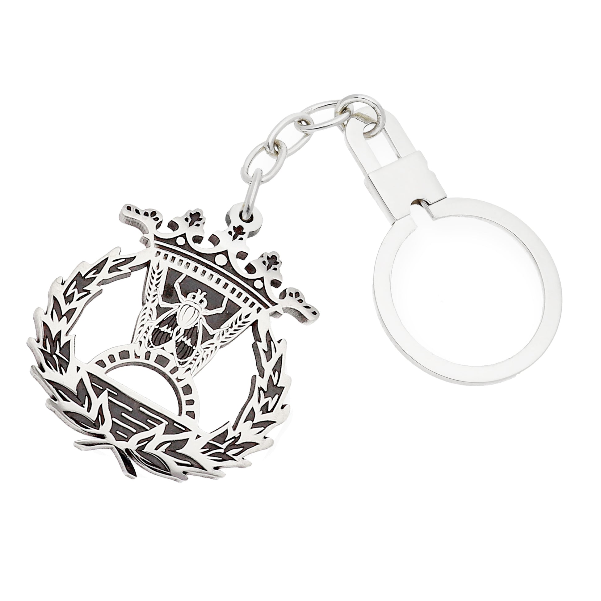 Llavero Insignia de Económicas en Plata de Ley 925