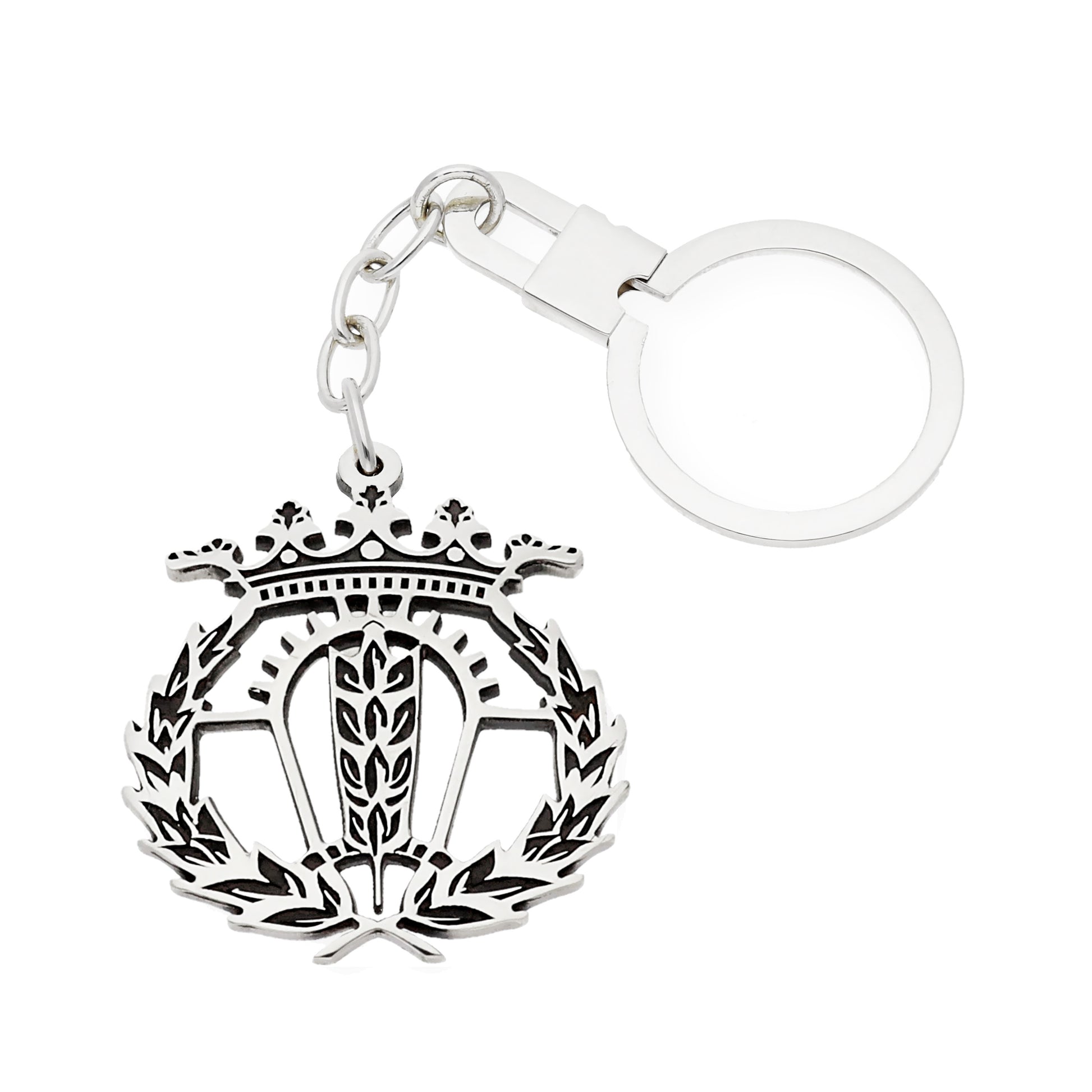 Llavero Insignia de Empresariales en Plata de Ley 925