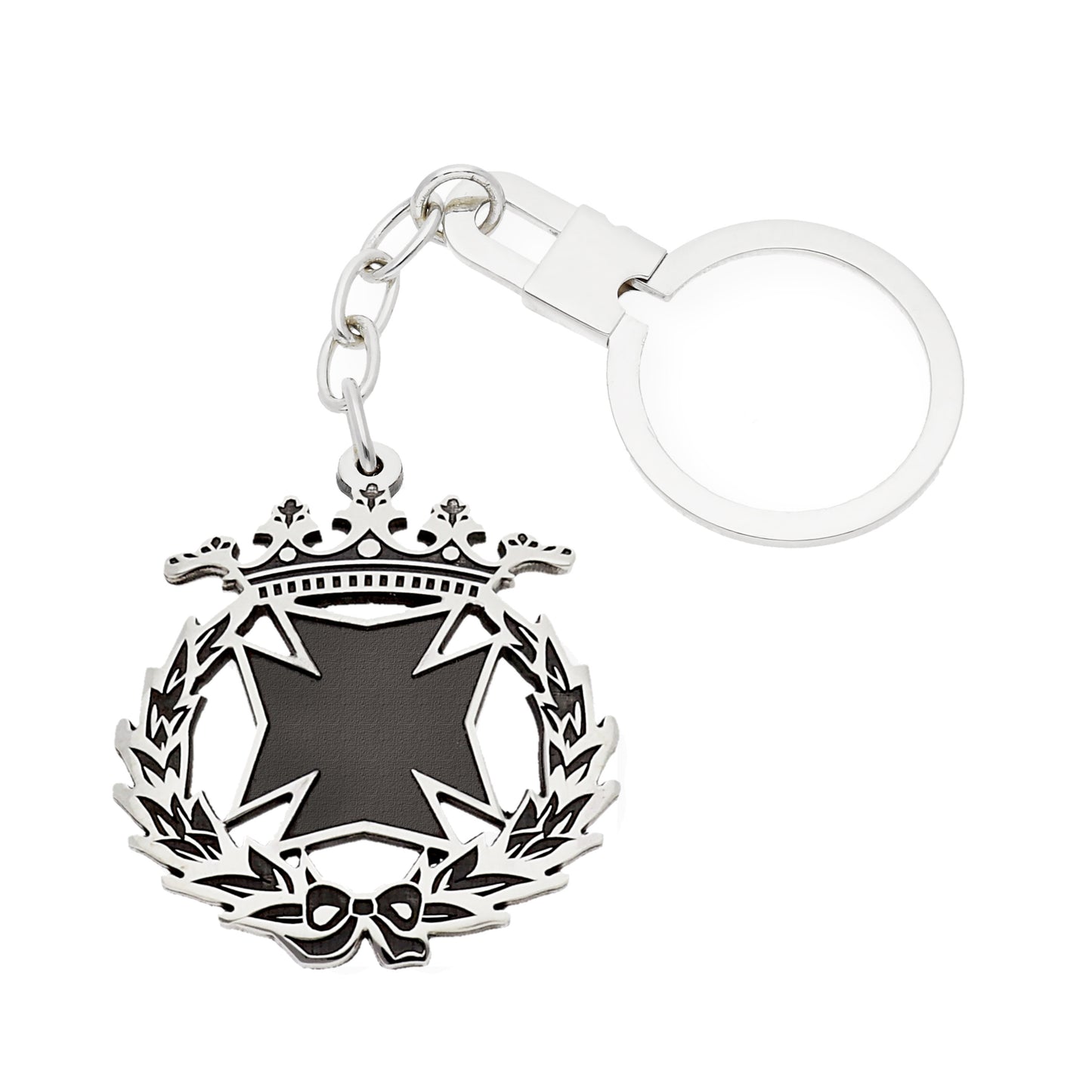 Llavero Insignia de Enfermería en Plata de Ley 925