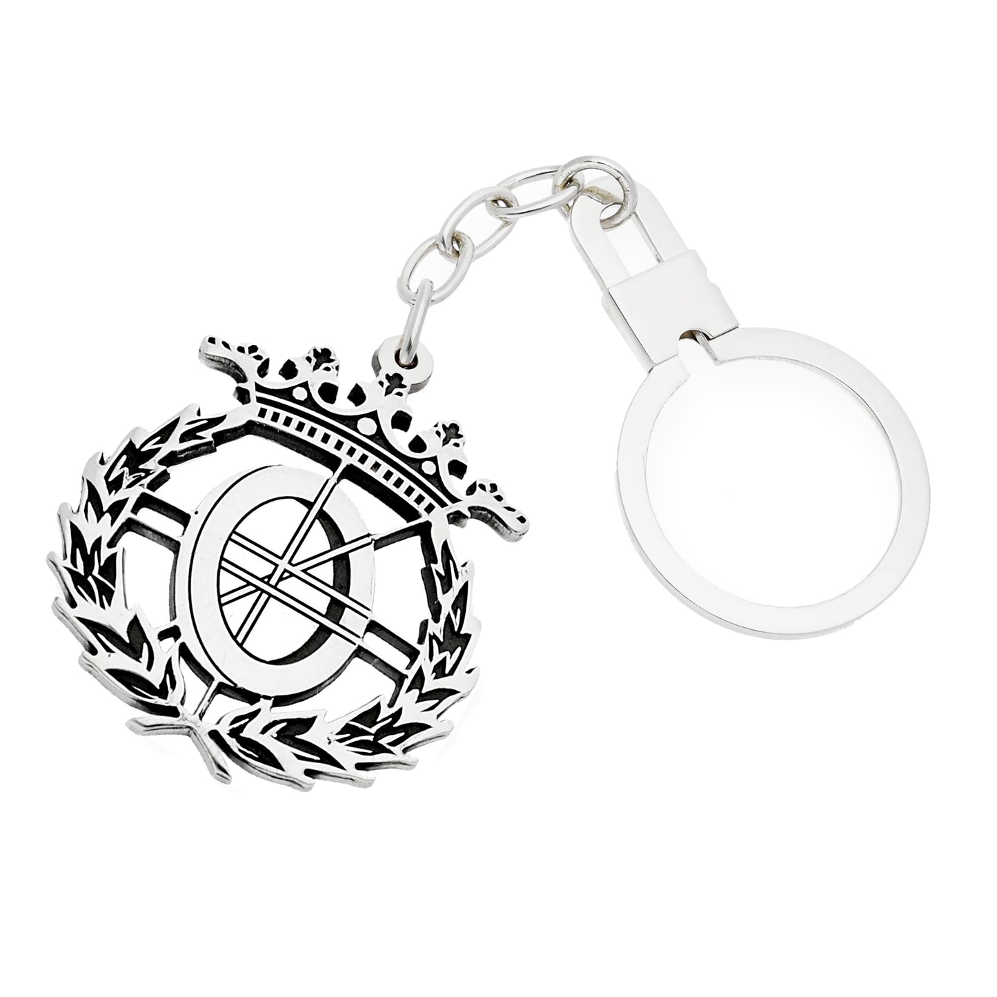 Llavero Insignia de Ingeniería Informática en Plata de Ley 925