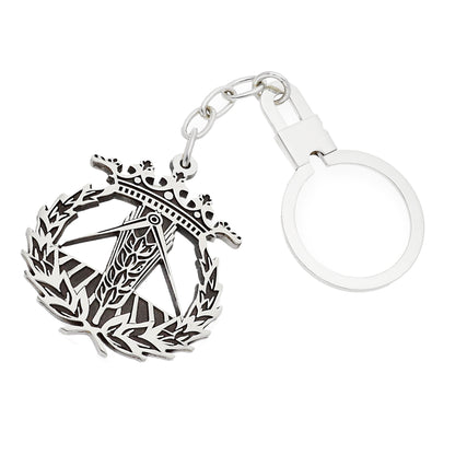 Llavero Insignia de Ingeniería Técnica Agrícola en Plata de Ley 925