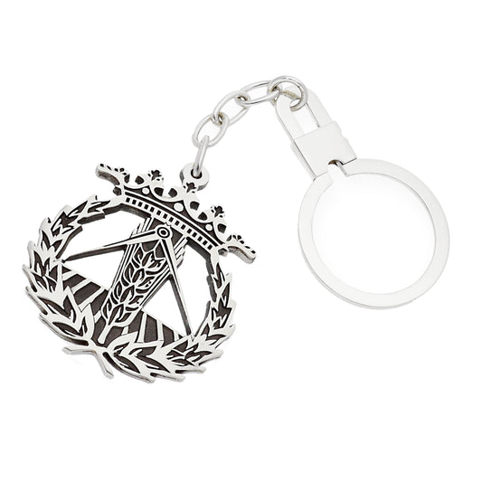 Llavero Insignia de Ingeniería Técnica Agrícola en Plata de Ley 925