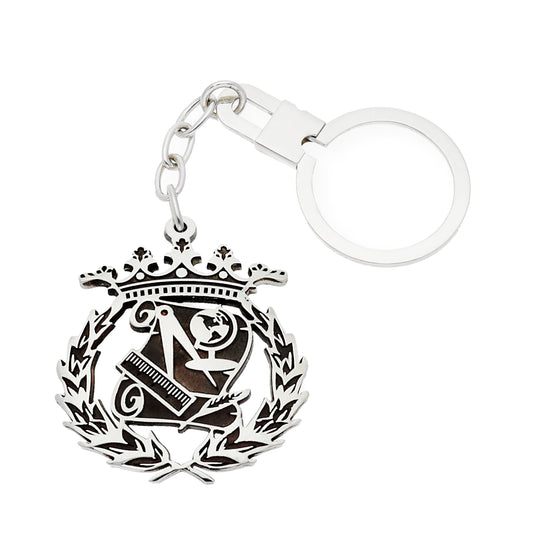 Llavero Insignia de Magisterio en Plata de Ley 925