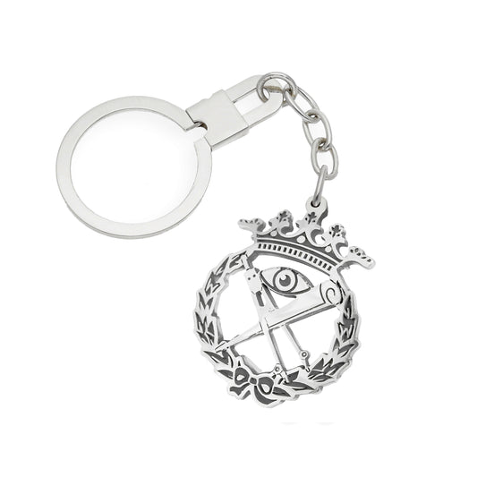 Llavero Insignia de Matemáticas en Plata de Ley 925