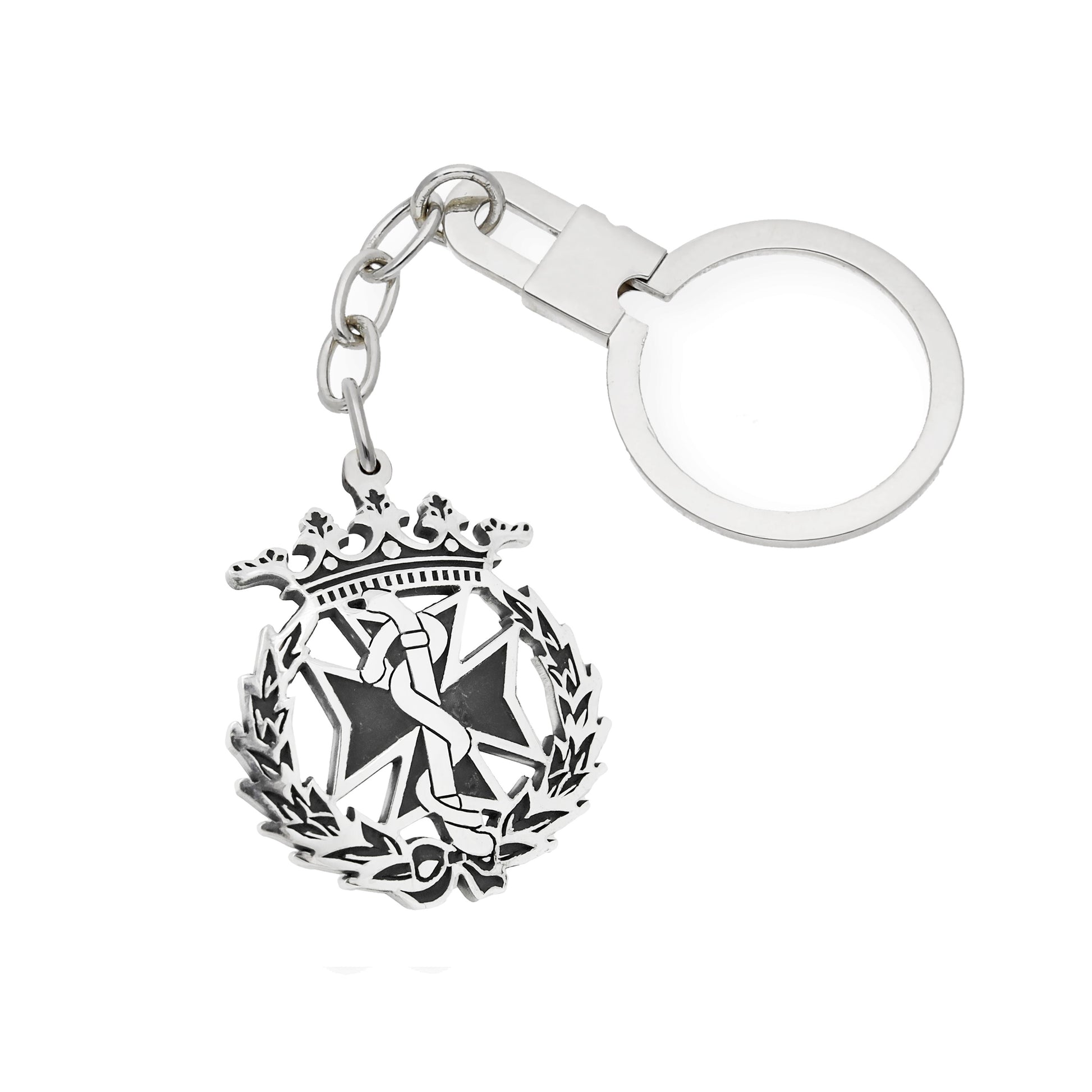 Llavero Insignia de Odontología en Plata de Ley 925