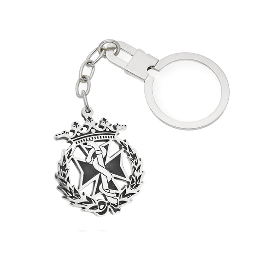 Llavero Insignia de Odontología en Plata de Ley 925