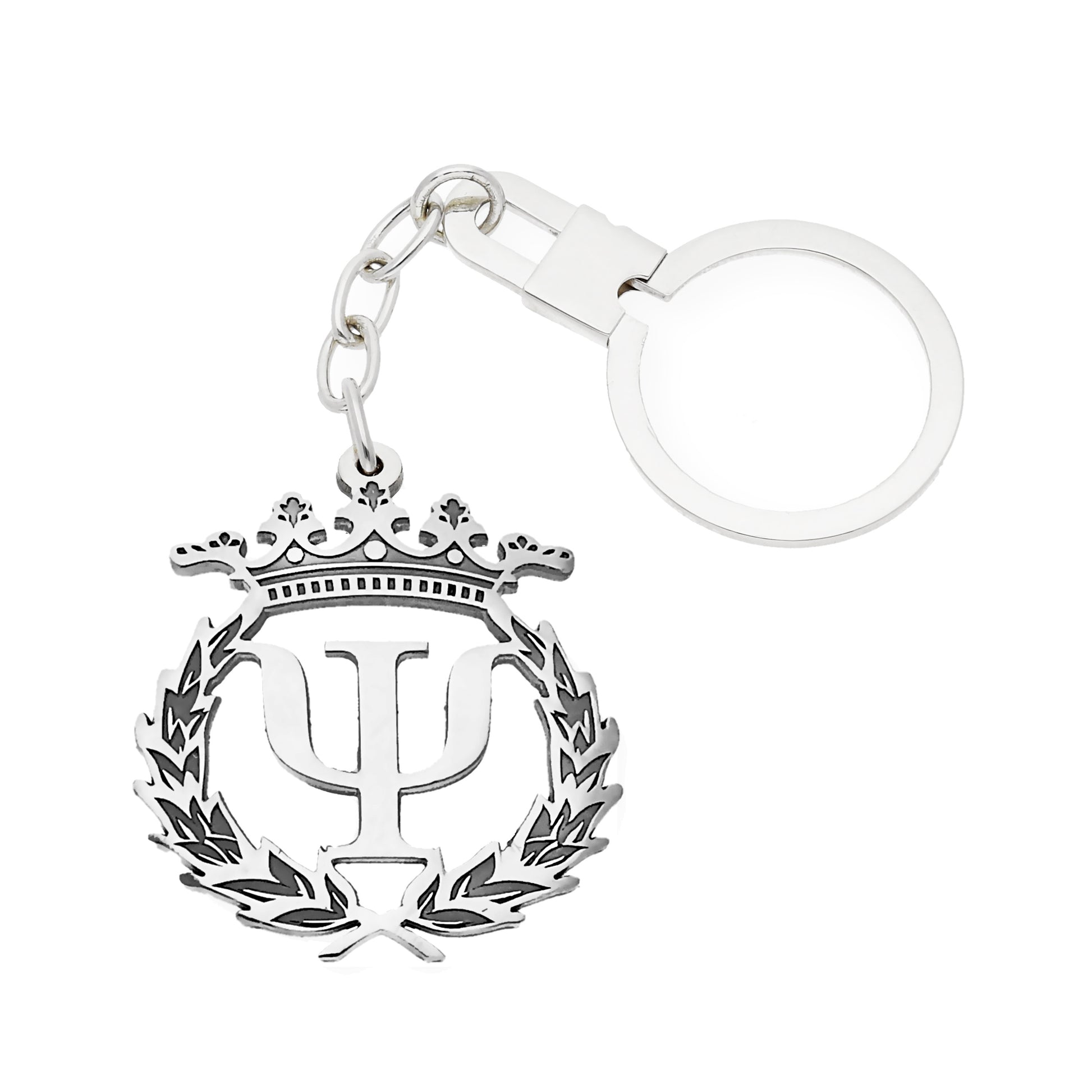 Llavero Insignia de Psicología en Plata de Ley 925