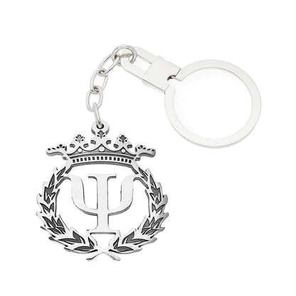 Llavero Insignia de Psicología en Plata de Ley 925