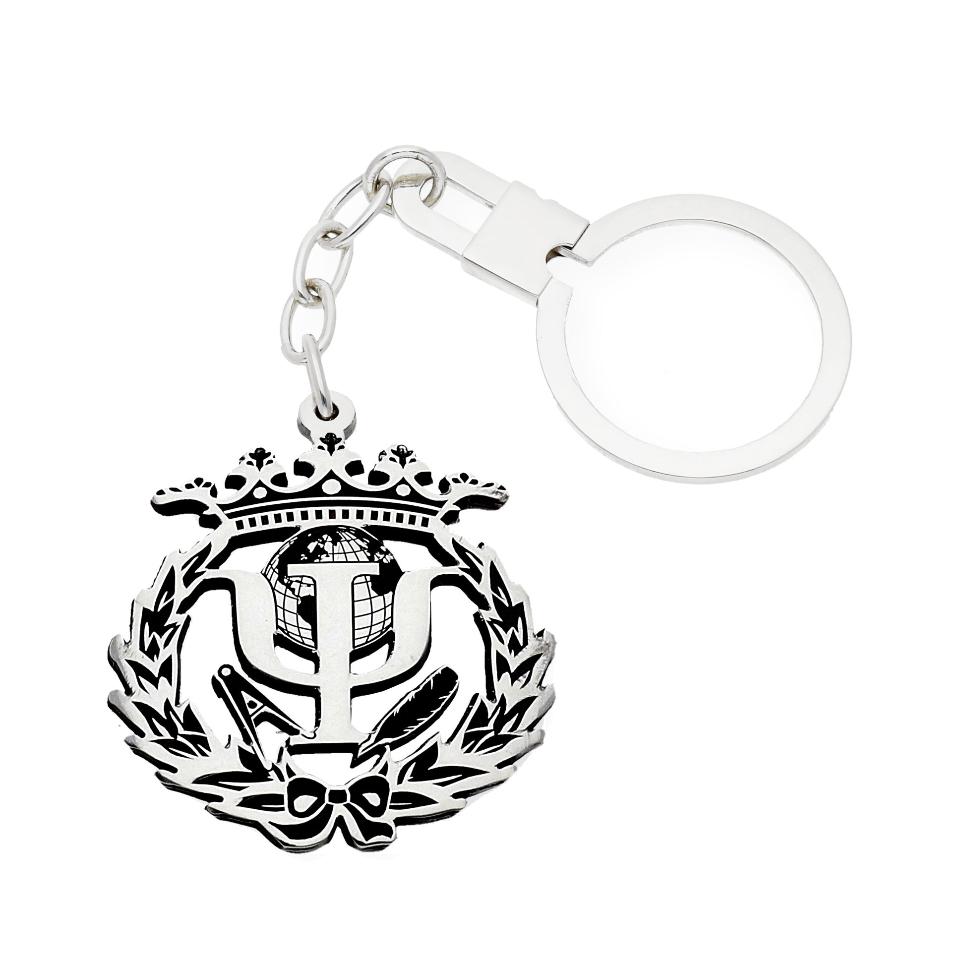 Llavero Insignia de Psicopedagogía en Plata de Ley 925