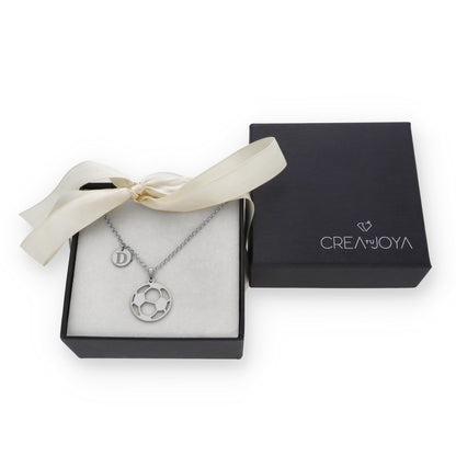 Colgante Balón Fútbol en Plata de Ley 925