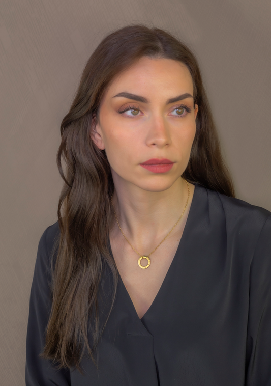 Colgante Bliss en Plata de Ley 925 con baño de Oro 18k