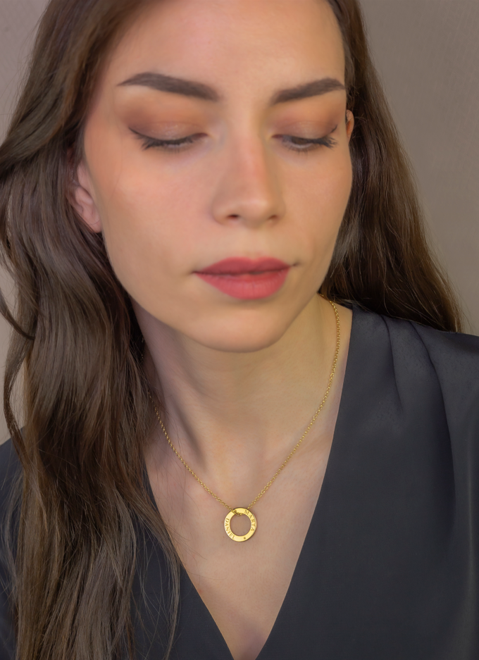 Colgante Bliss en Plata de Ley 925 con baño de Oro 18k