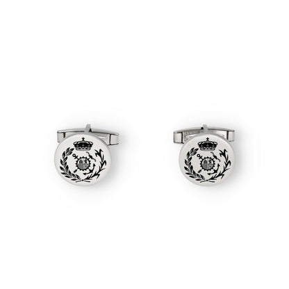 Gemelos Insignia de Aduanas en Plata de Ley 925