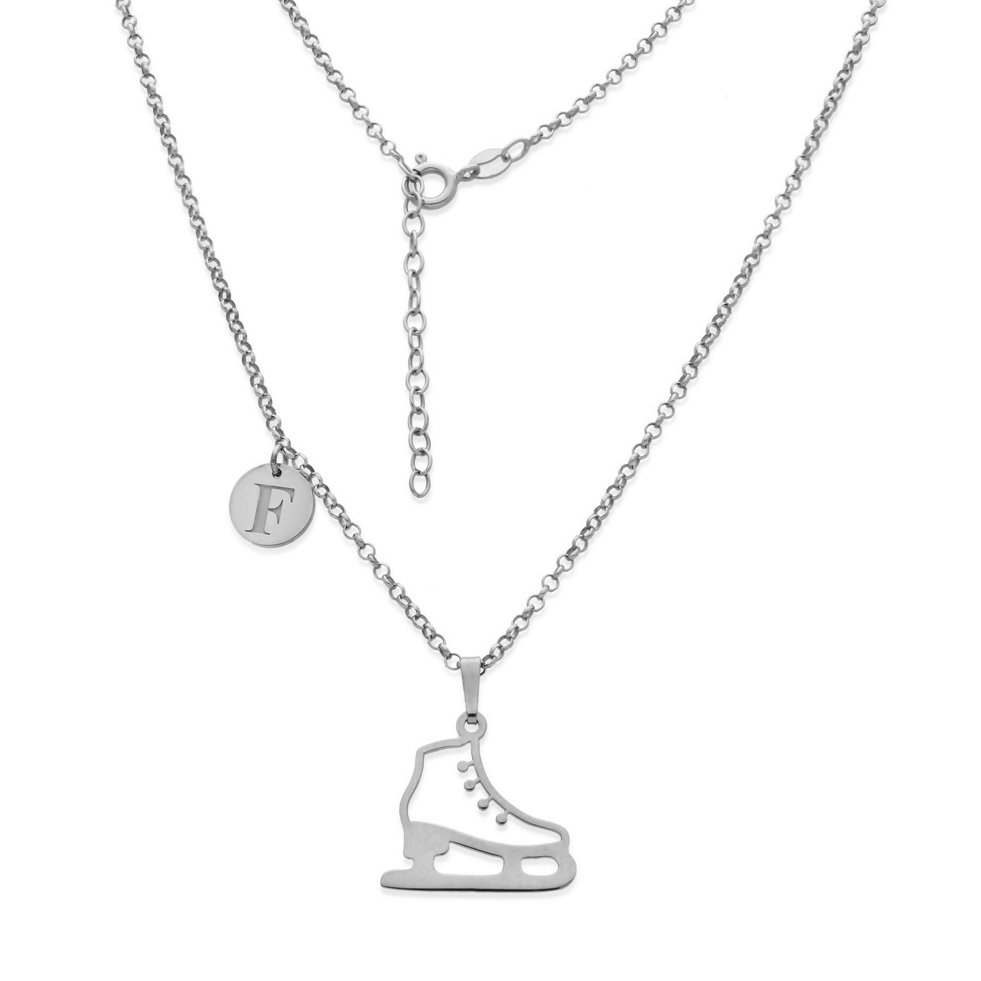 Colgante Patinaje sobre Hielo en Plata de Ley 925
