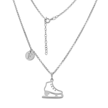 Colgante Patinaje sobre Hielo en Plata de Ley 925