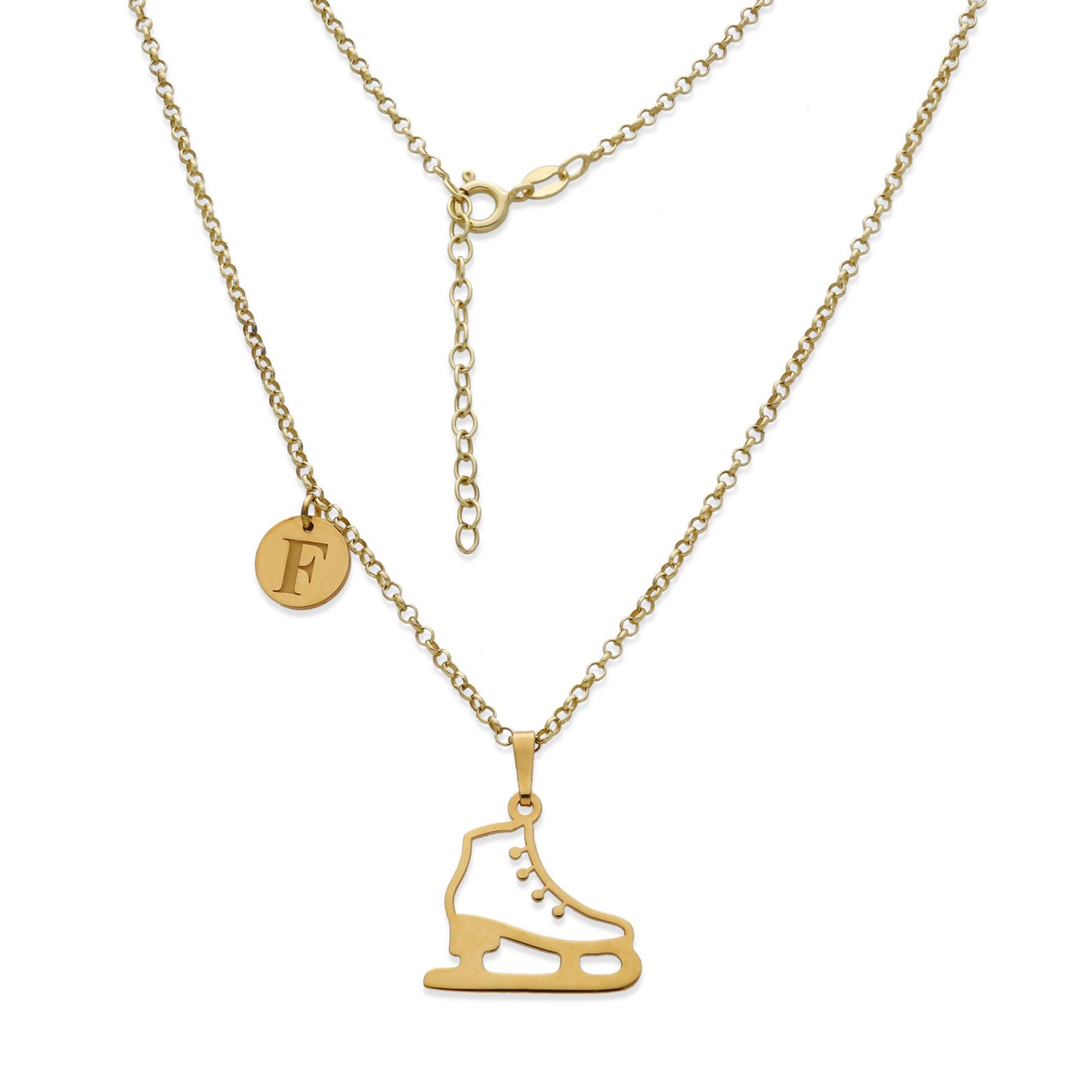 Colgante Patinaje sobre Hielo en Plata de Ley 925