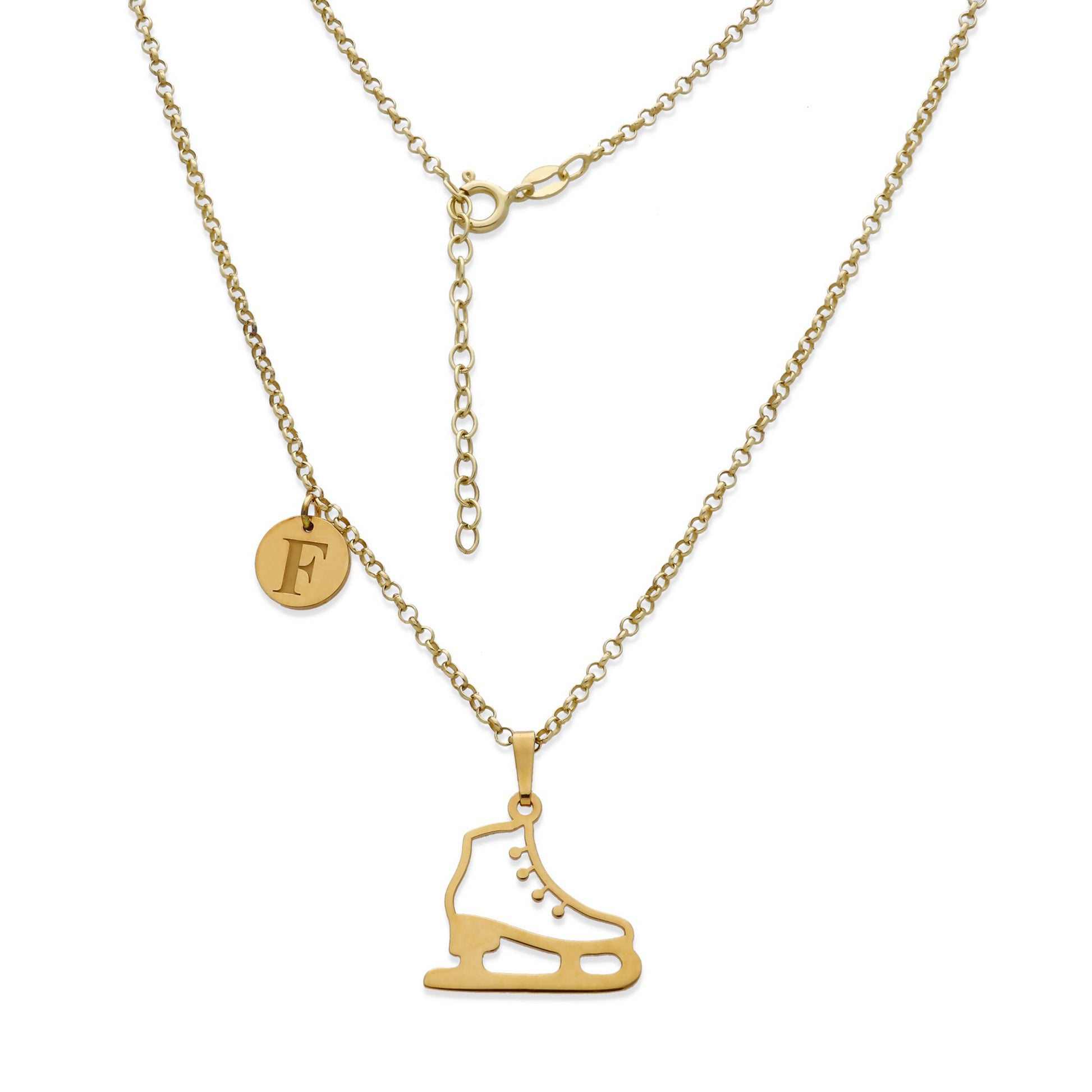 Colgante Patinaje sobre Hielo en Plata de Ley 925