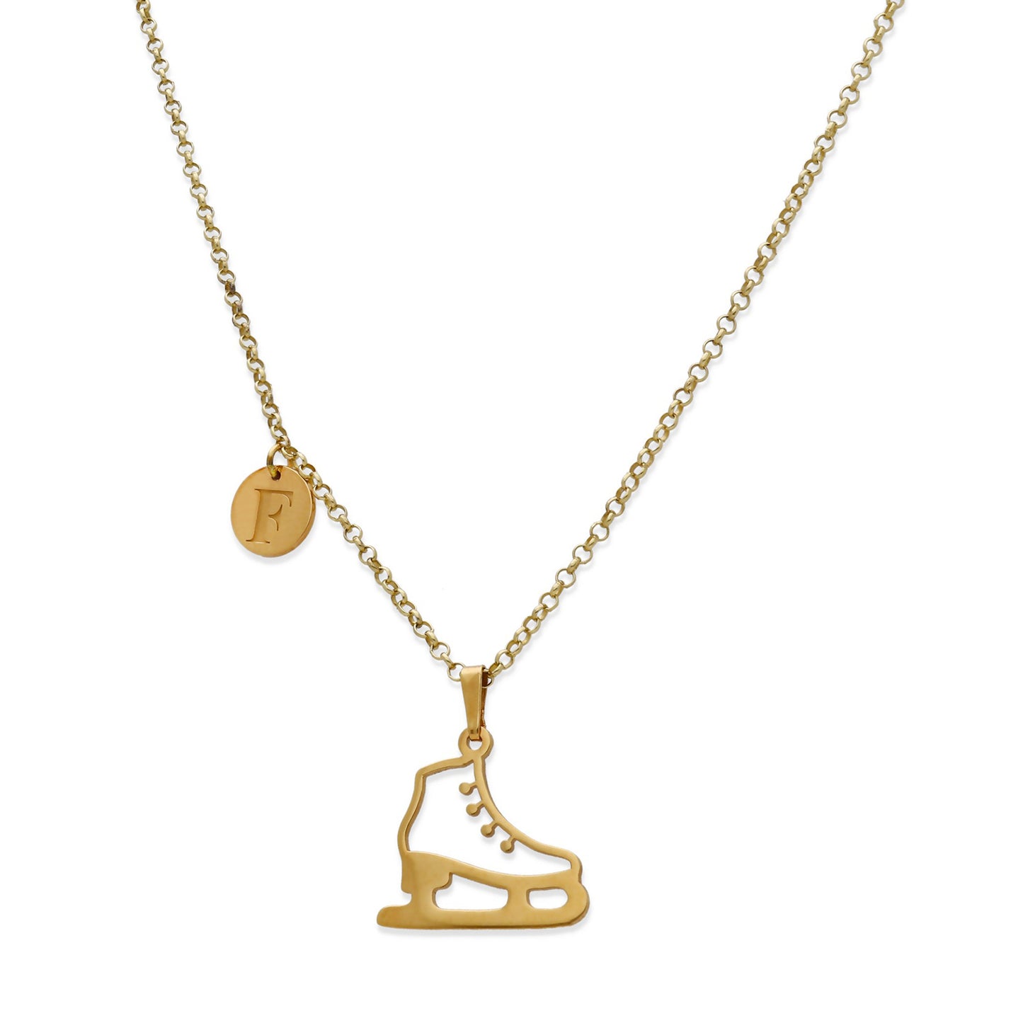 Colgante Patinaje sobre Hielo en Plata de Ley 925